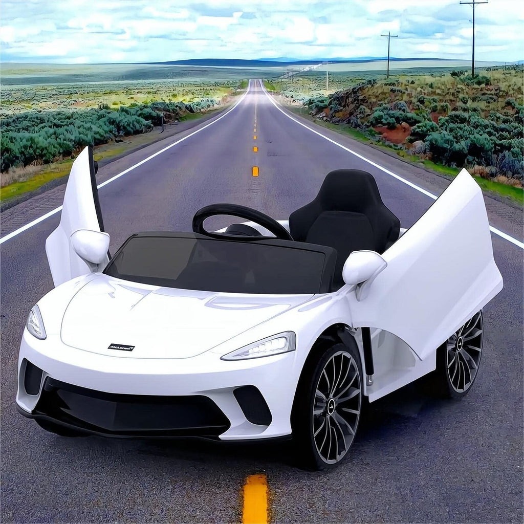 Licensed Electric Ride-On Toy Car for Kids with Remote Control and LED Headlights