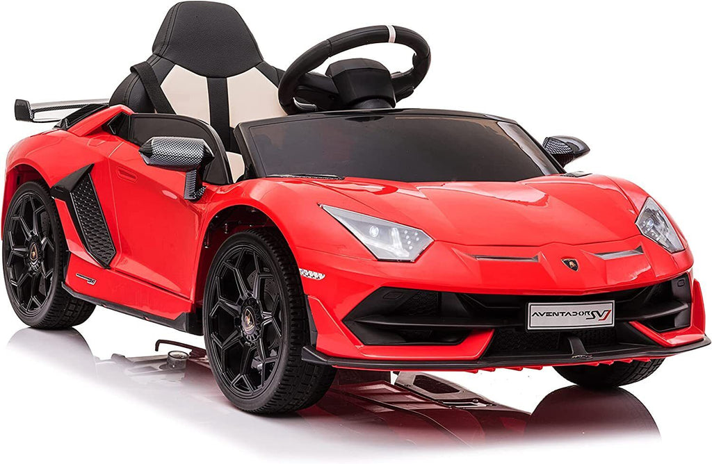 Licensed Lamborghini Aventador 12V Battery Powered Ride-On Sports Car Toy