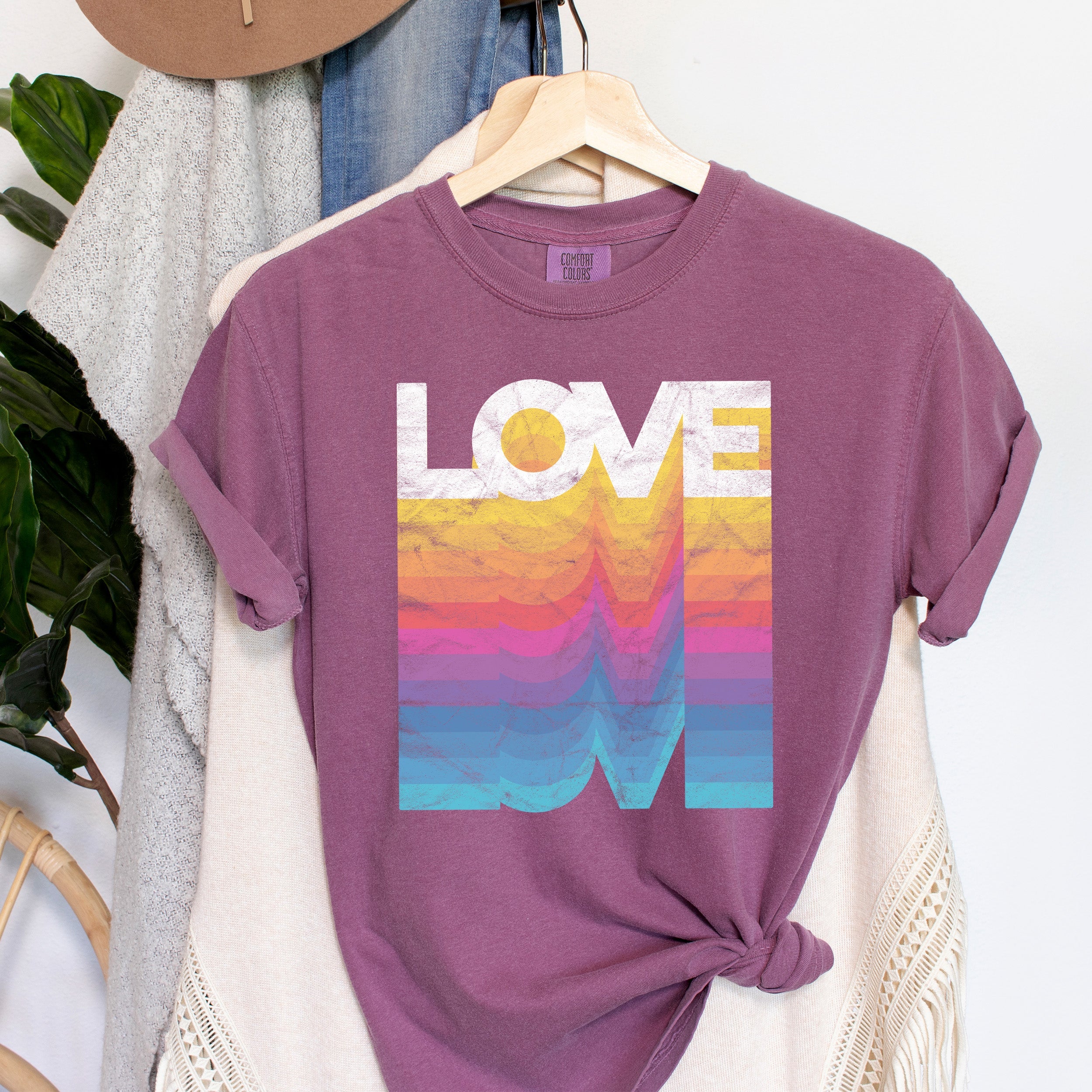 Love Colors Comfort Colors Tee
