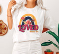 Loved Romans 5:8 Botanical Scripture Verse Inspired Faith Based Comfort Colors Tee