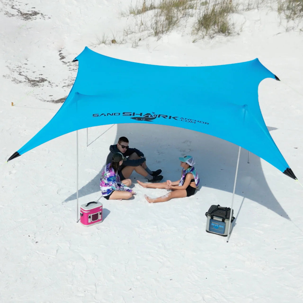 FINAL SALE-CLEARANCE Large Pop Up Beach Tent for Outdoors.