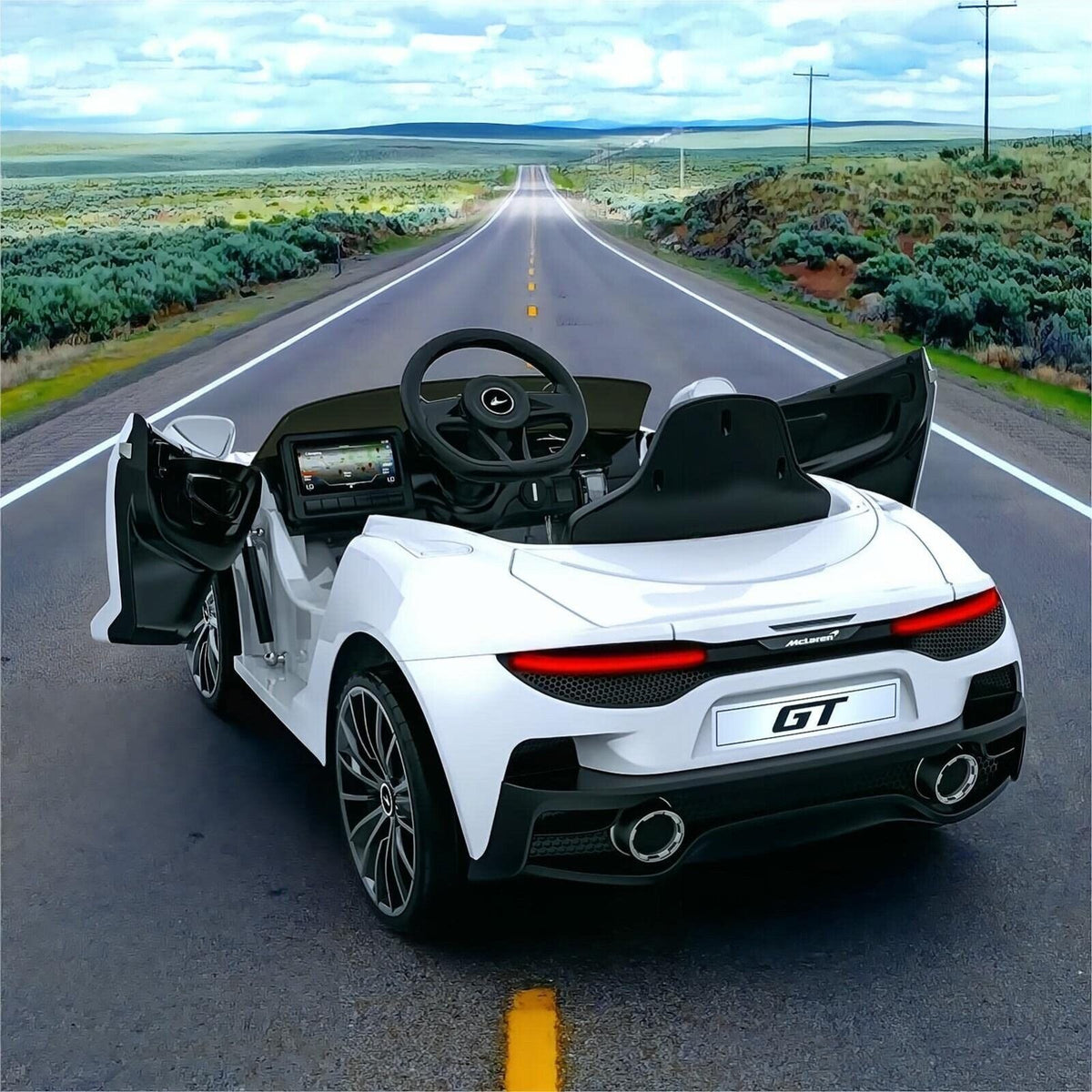 McLaren Ride On Car for Kids: 12V Electric with Remote Control