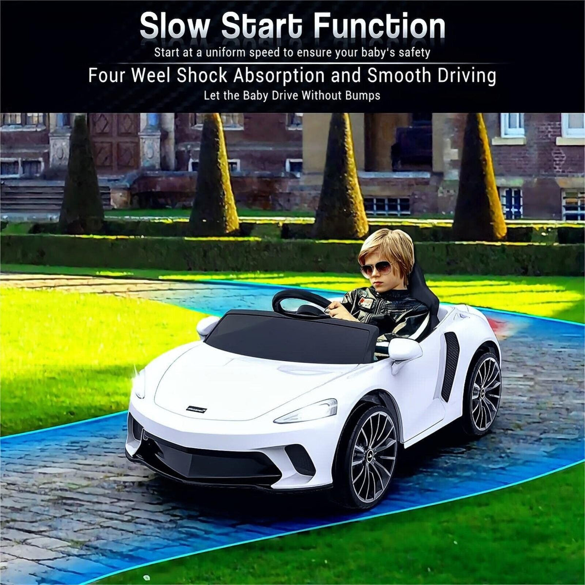 McLaren Ride On Car for Kids: 12V Electric with Remote Control