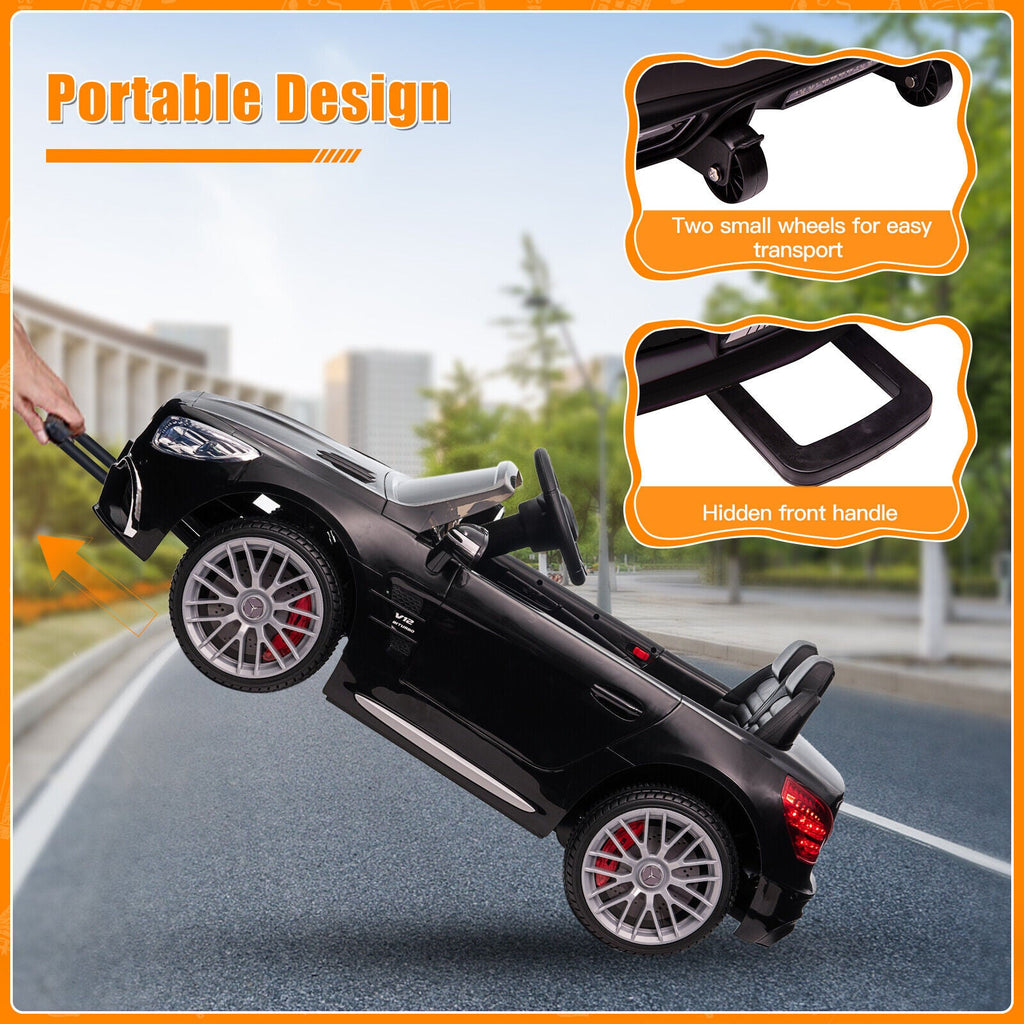 Mercedes Benz Licensed Electric Kids Ride On Car Toy - Black