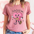 Only Heart Eyes For You Pink Heart Bougie Boojee Valentine Themed Super Soft Graphic Tee