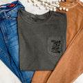 We're Going Witchin' Halloween Pocket Limited Edition Premium Comfort Colors Tee
