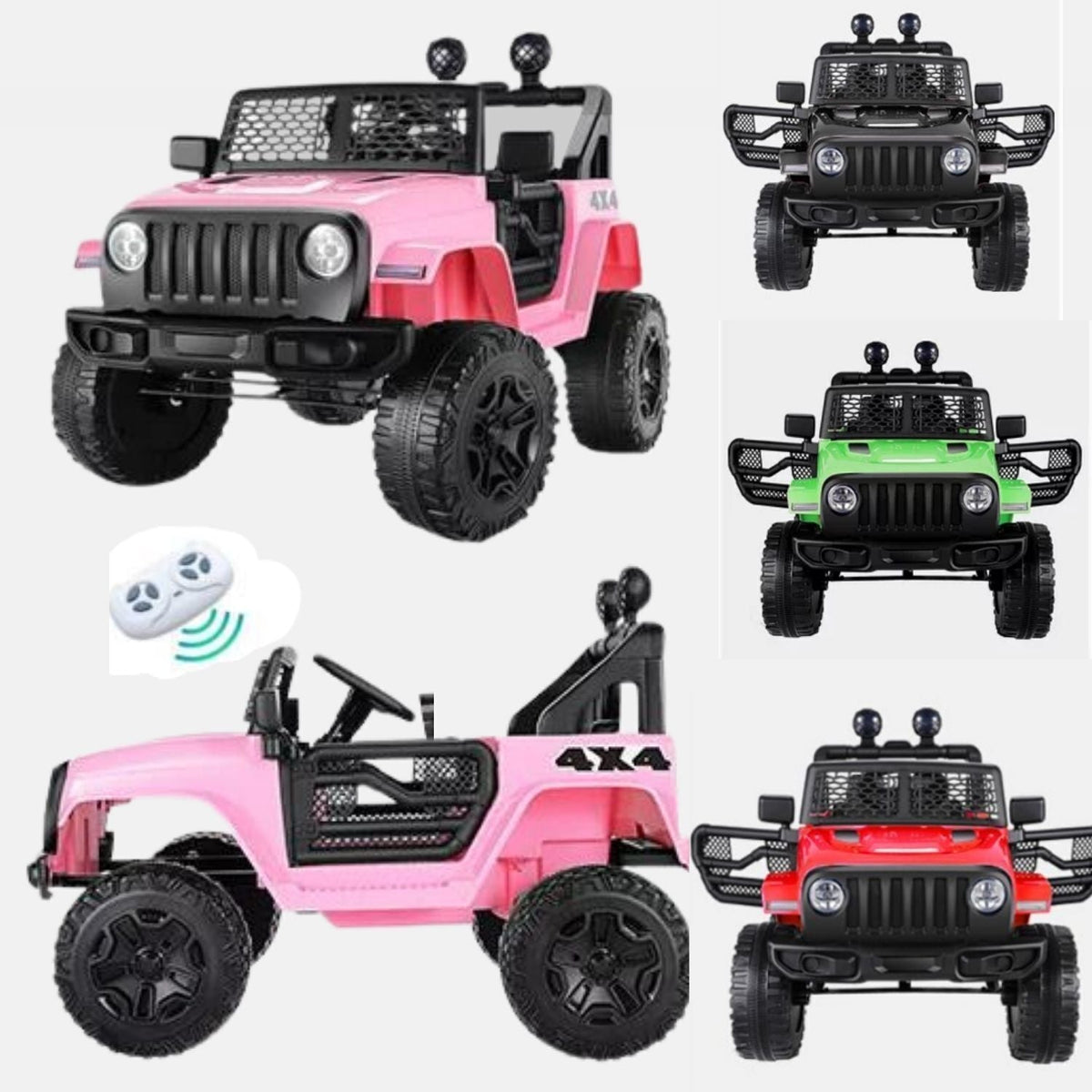 Premium 12V Electric Ride-On Car with Remote Control, LED Lights, MP3 & USB