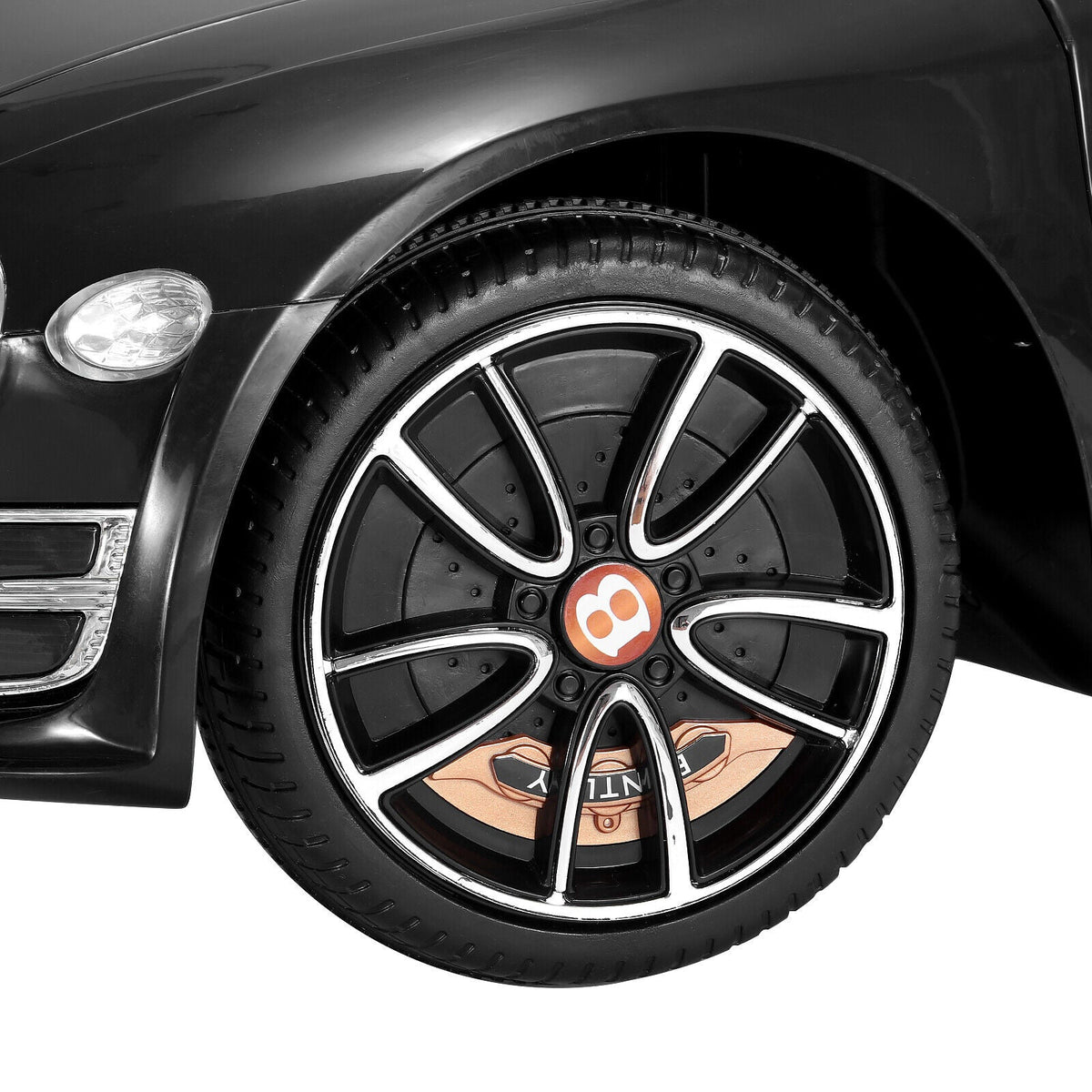 Electric Kids Ride On Car with 2 Speeds and Remote Control - Bentley Style Motorized Vehicle