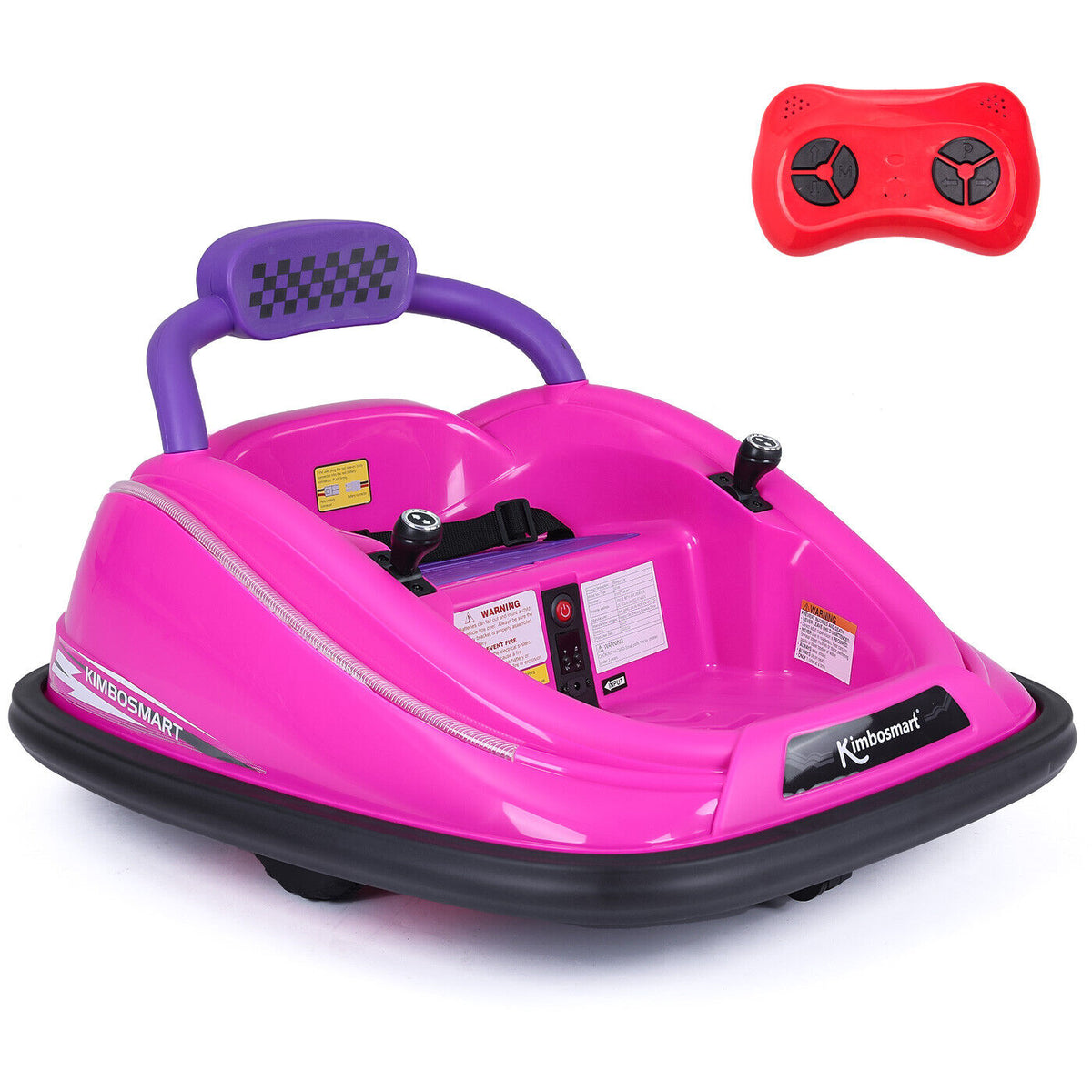 Remote Control Bumper Car for Kids with LED Lights and 360° Spin