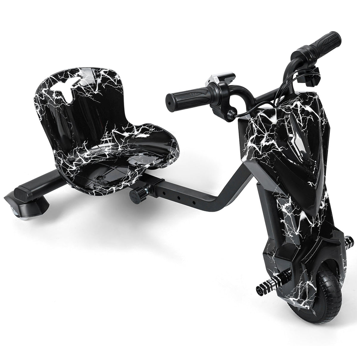 Kids Ride-On Drift Tricycle with Large Wheels for Ages 8 and Up
