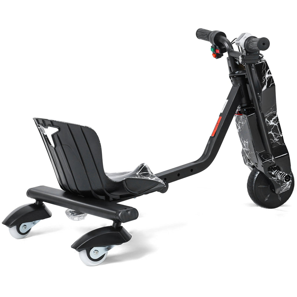 Kids Ride-On Drift Tricycle with Large Wheels for Ages 8 and Up