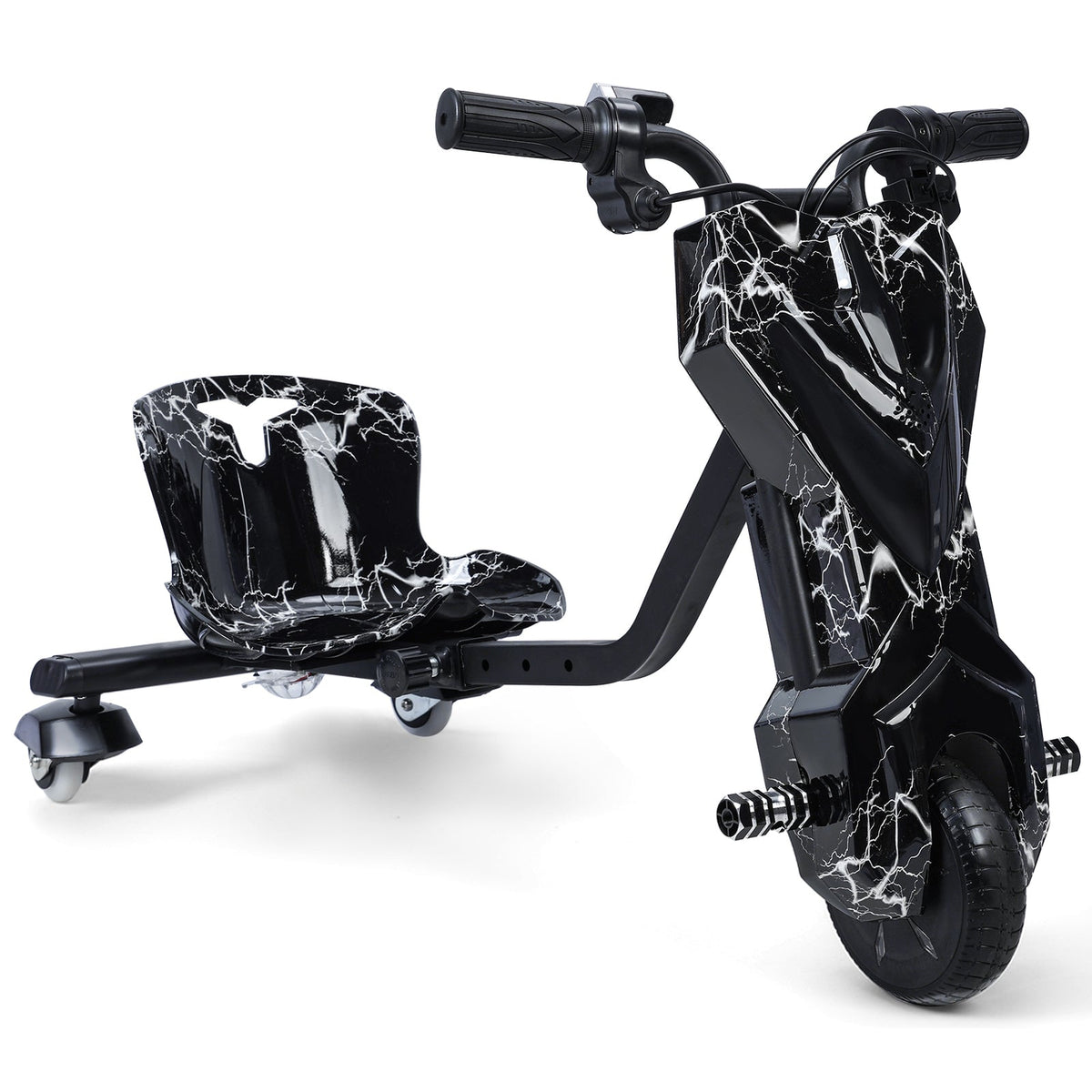 Kids Ride-On Drift Tricycle with Large Wheels for Ages 8 and Up