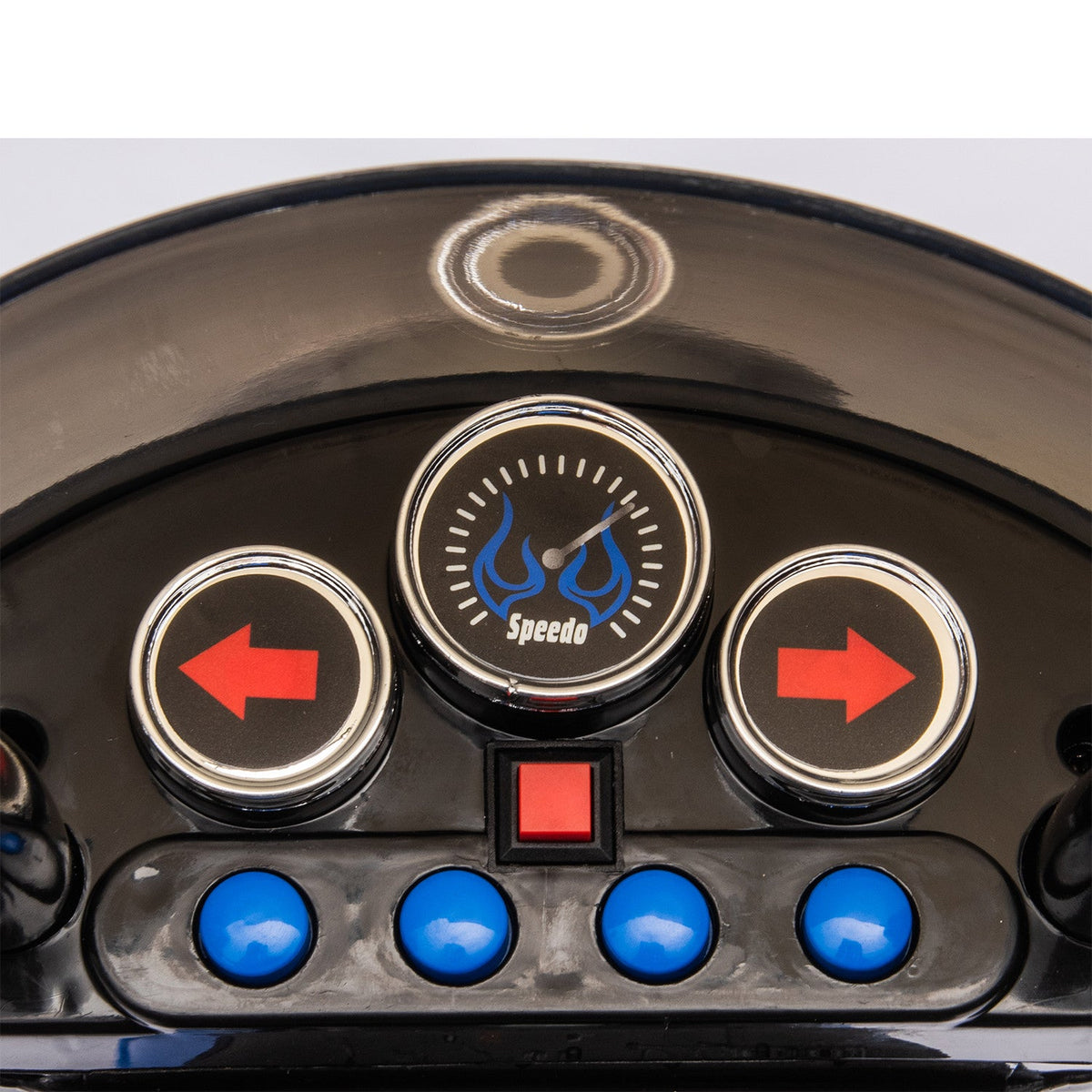 Electric 6V 3-Wheel Ride-On Motorcycle with LED Lights for Toddlers and Kids