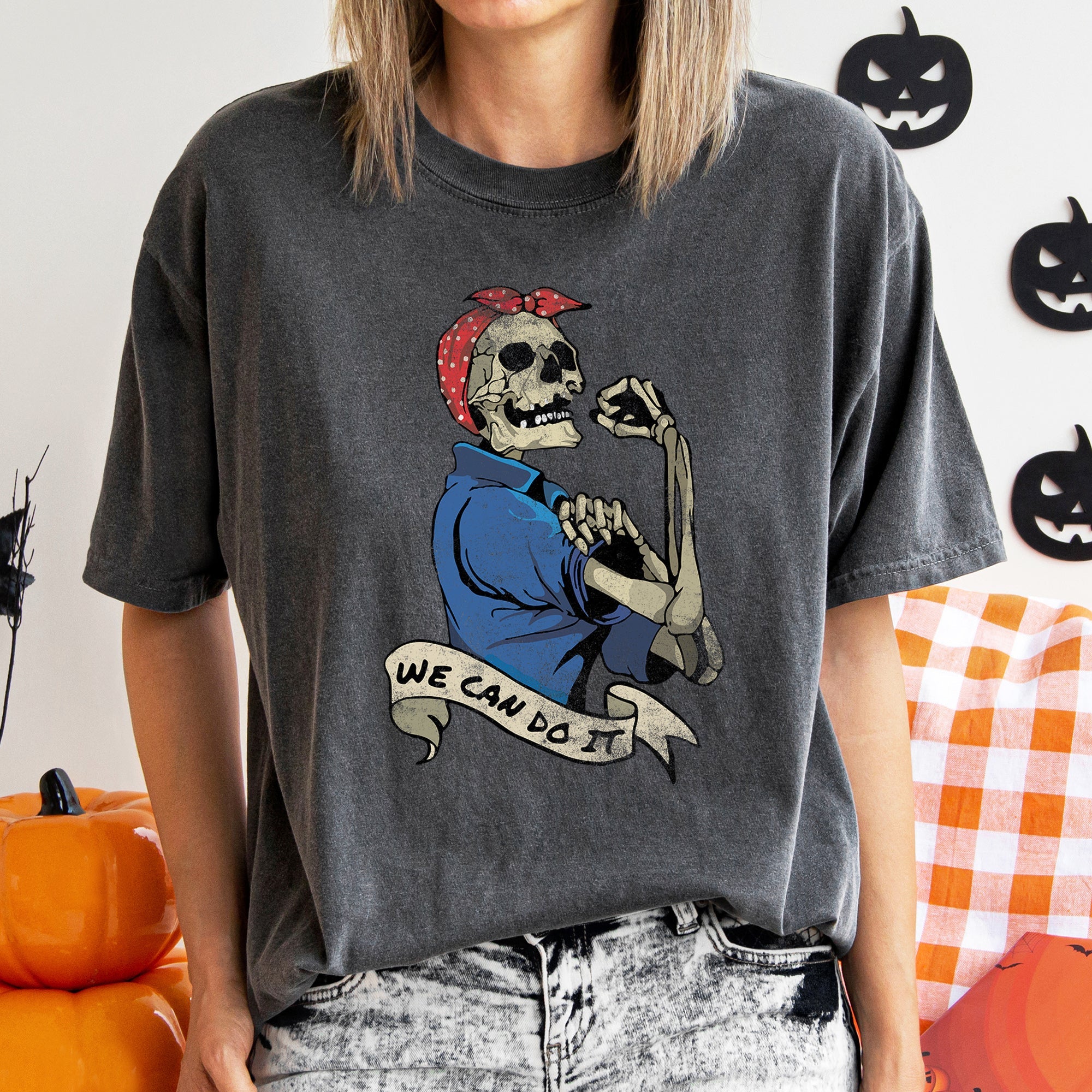 Rosie The Riveter We Can Do It Retro Halloween Iconic Poster Artwork Edition Comfort Colors Tee