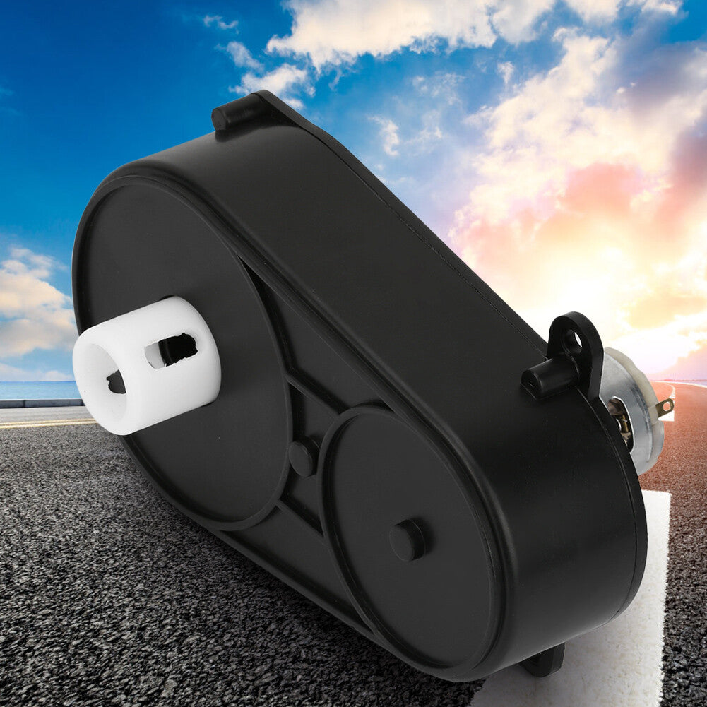 6V 5500RPM RS380 Electric Motor with Gearbox for Kids' Toy Car Steering