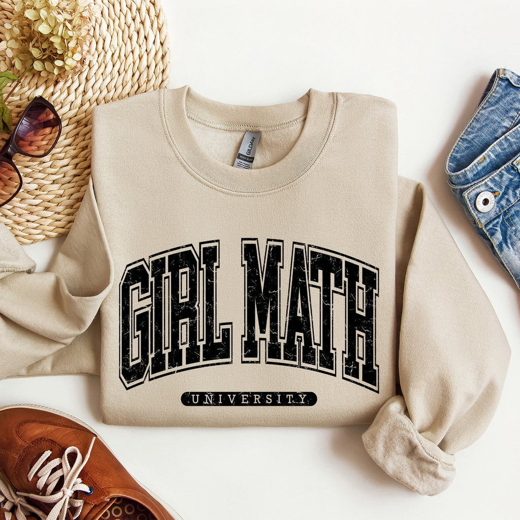 Girl Math University Sweatshirt