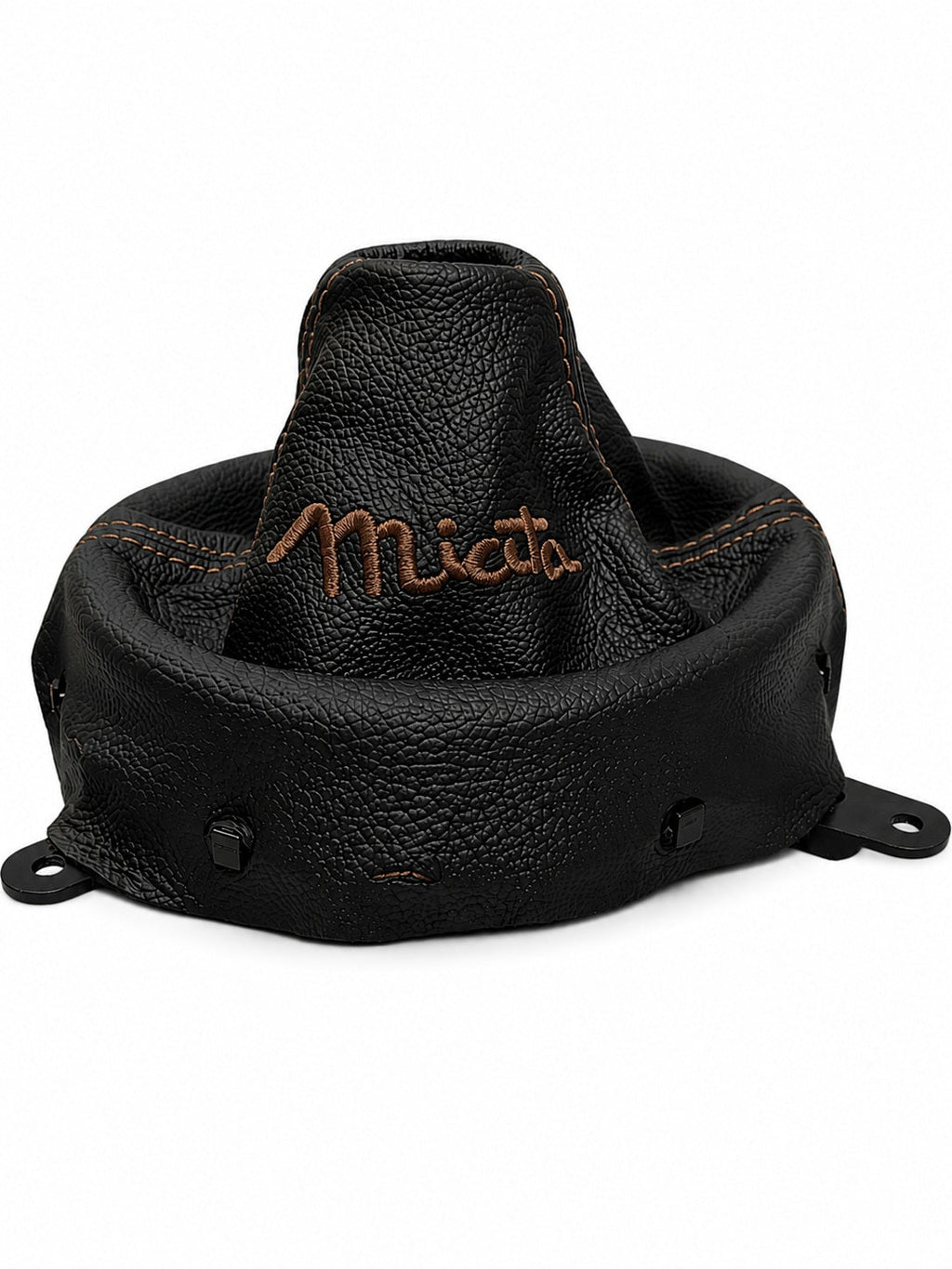 For Mazda Miata MX-5 NC 2006-2013 Leather Shift Boot Cover with Custom Embroidery