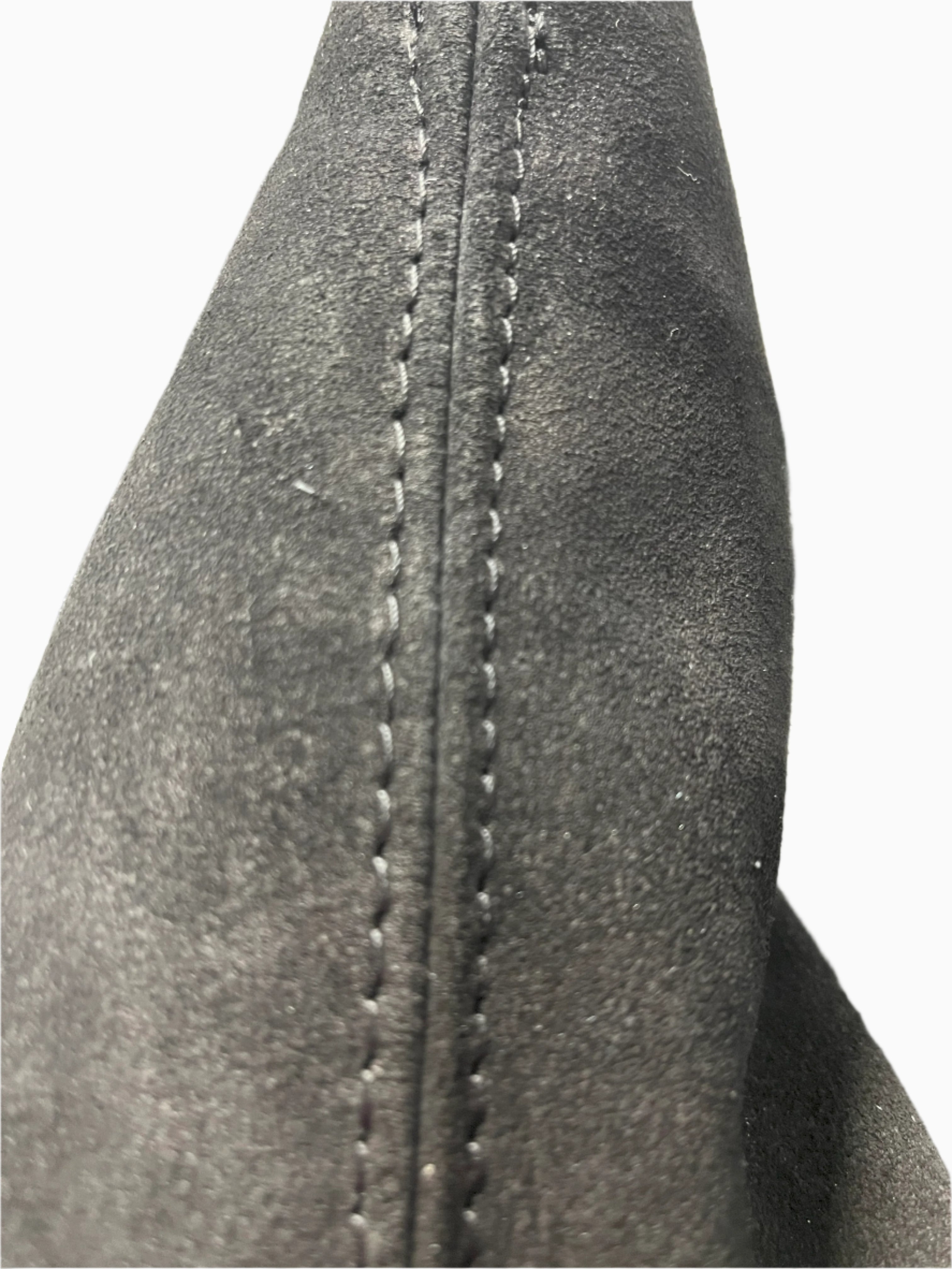For Chevy Corvette C6 2005-2013 Genuine Suede MANUAL Parking Brake & Shift Boot Cover