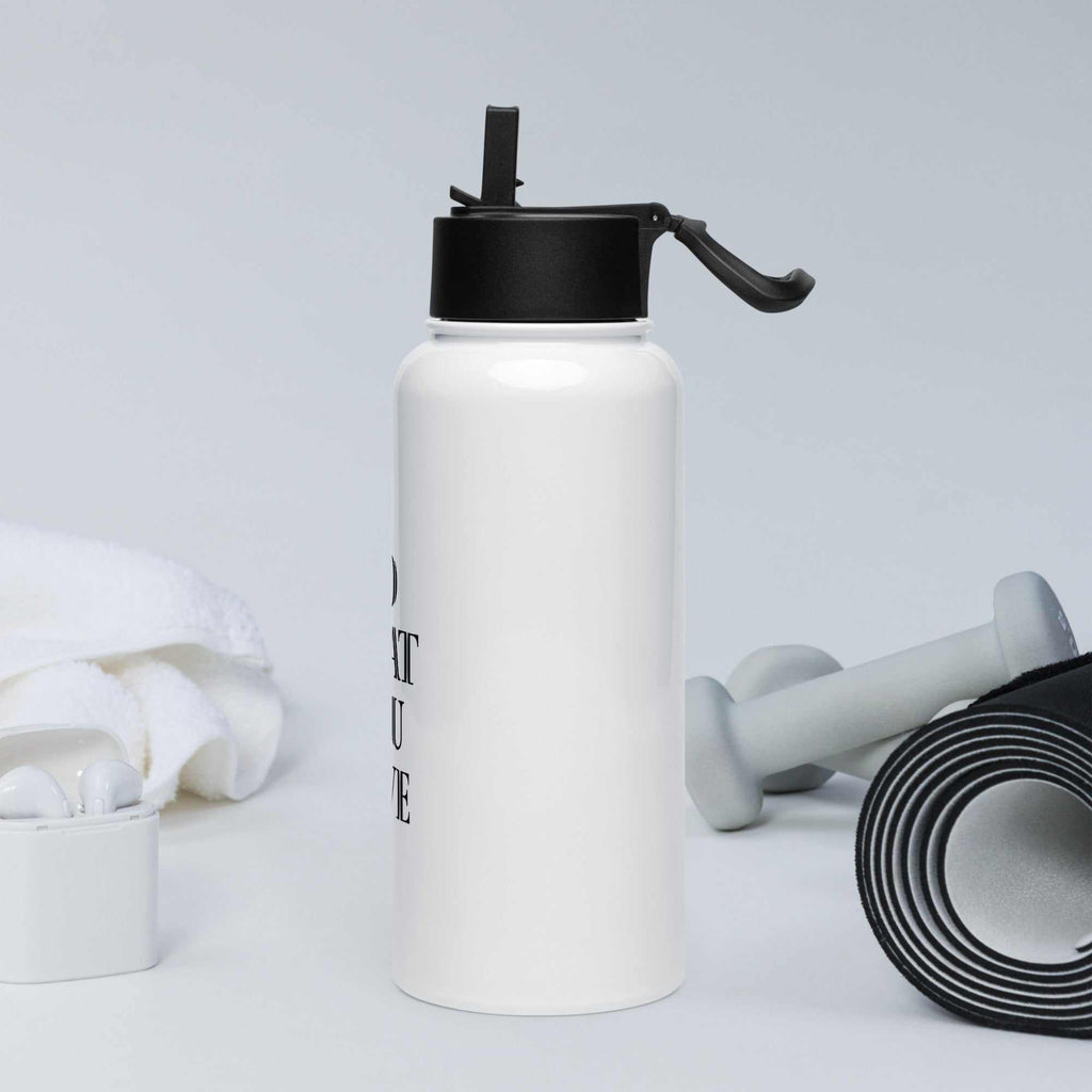 Versatile Stainless Steel Water Bottle with Straw Lid for Perfect Hydration