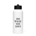 Versatile Stainless Steel Water Bottle with Straw Lid for Perfect Hydration