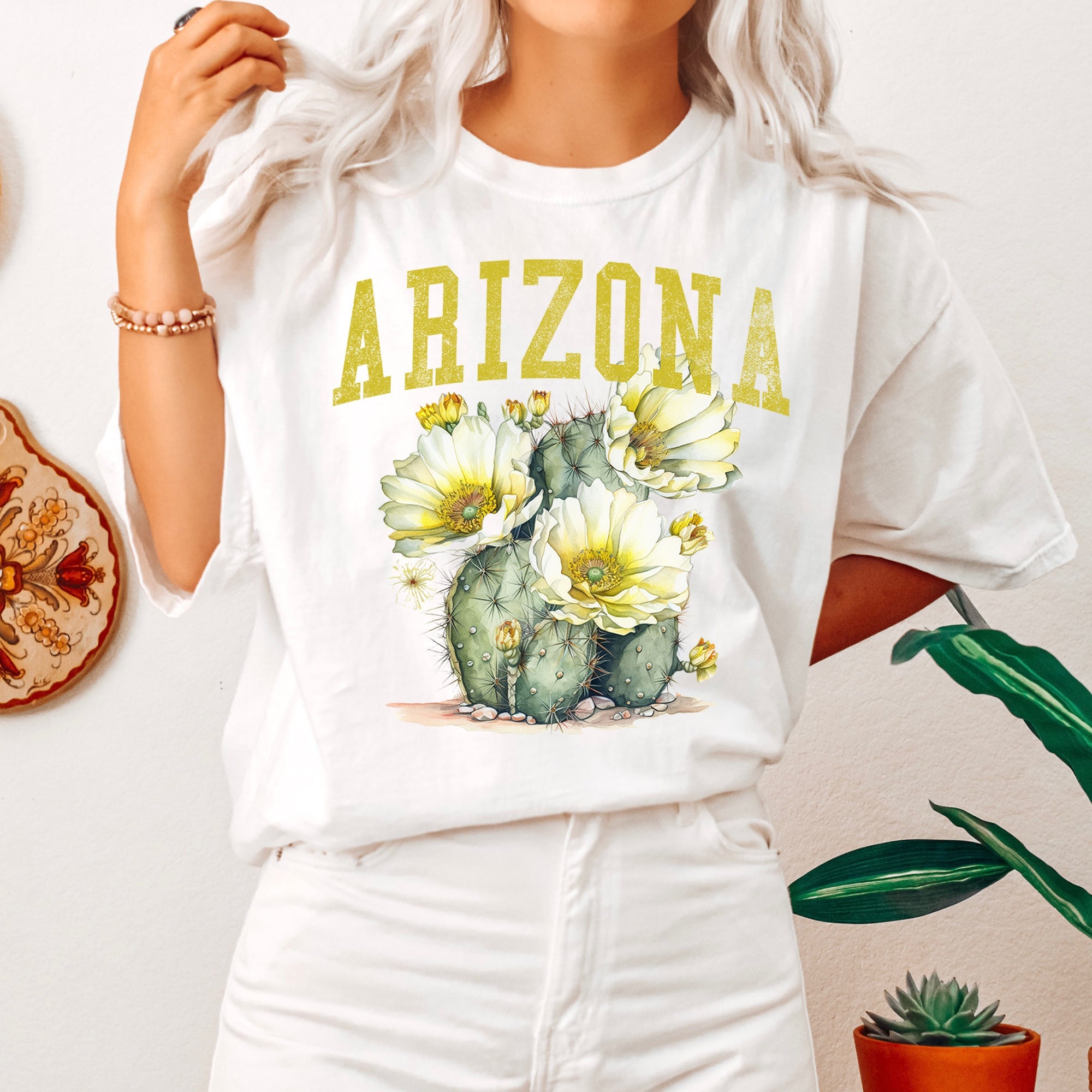 Arizona State Flower Comfort Colors Tee