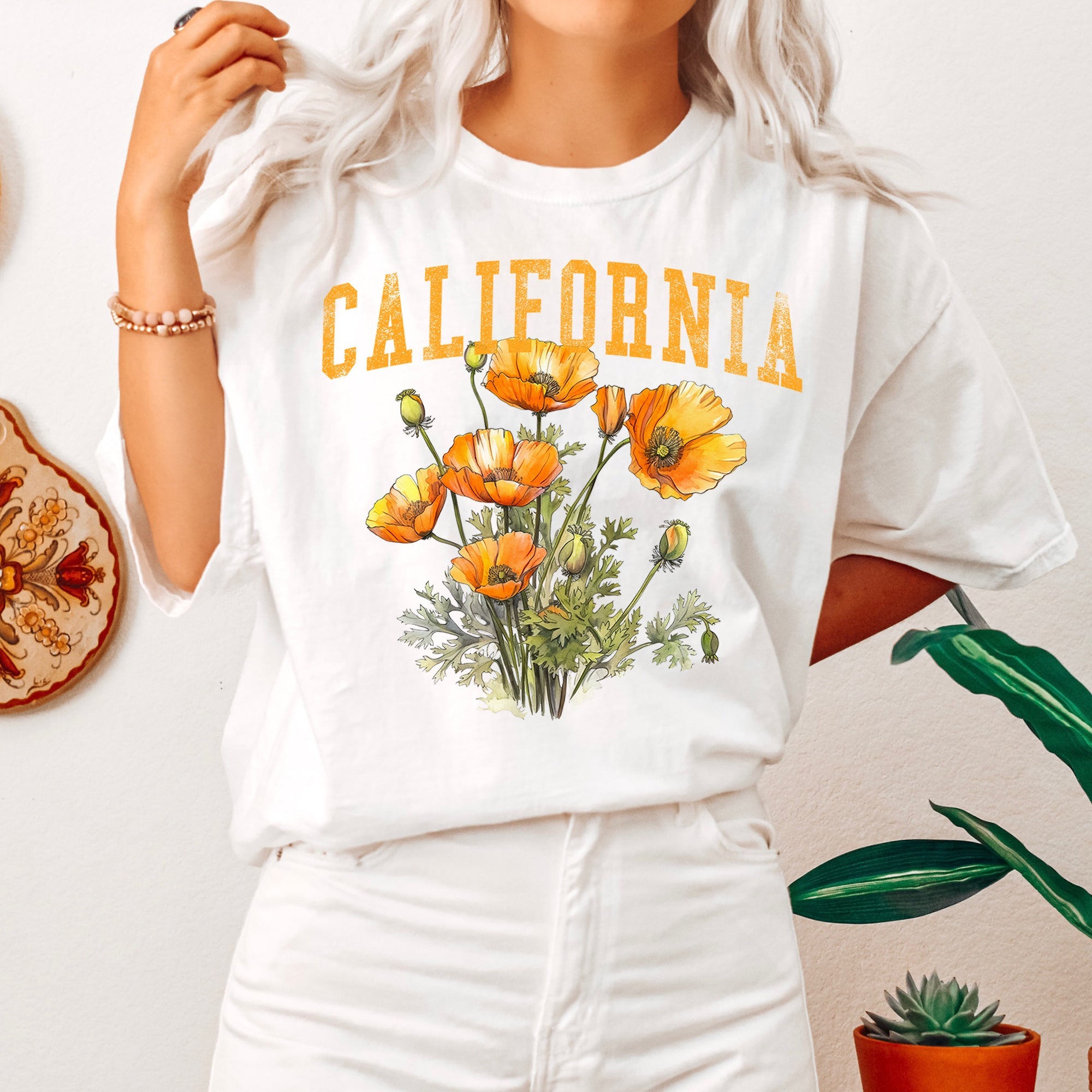California State Flower Comfort Colors Tee