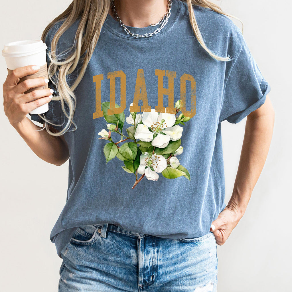 Idaho State Flower Comfort Colors Tee