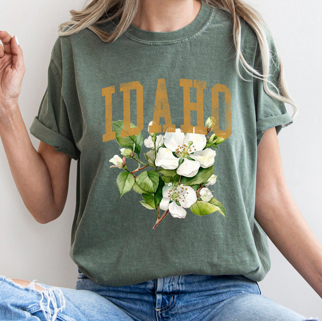 Idaho State Flower Comfort Colors Tee