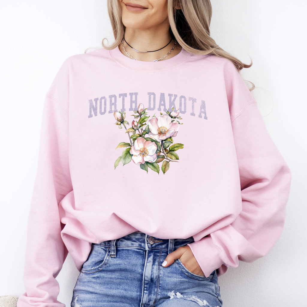 North Dakota State Flower Sweatshirt