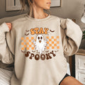 Stay Spooky Vintage Halloween Retro Graphic Nightwear Collection Deluxe Edition Sweatshirt