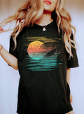 Sunset Beach View Comfort Colors Tee