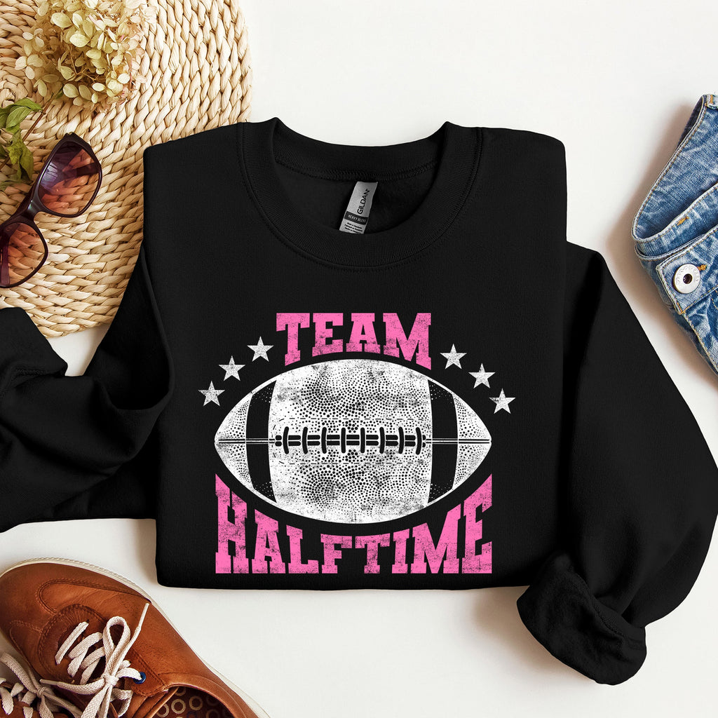 Team Halftime Football Sports Fans Both Teams Game Day Pride And Rivalry Sweatshirt