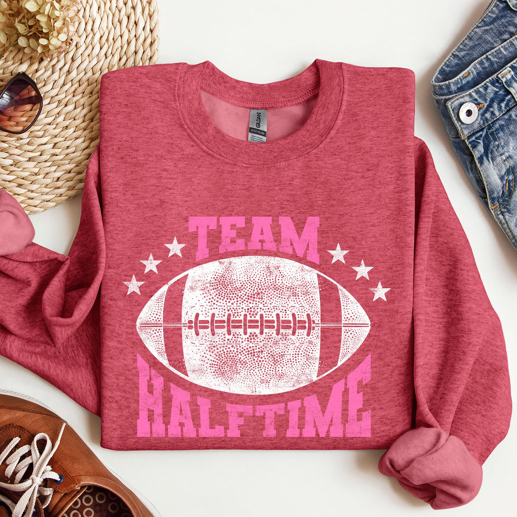 Team Halftime Football Sports Fans Both Teams Game Day Pride And Rivalry Sweatshirt