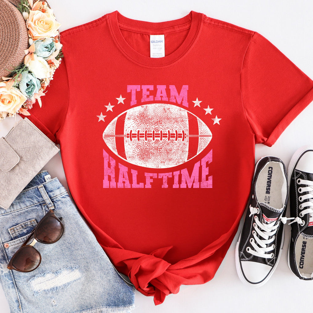 Team Halftime Football Sports Both Teams Game Day Rivalry Stadium Edition Graphic Tee