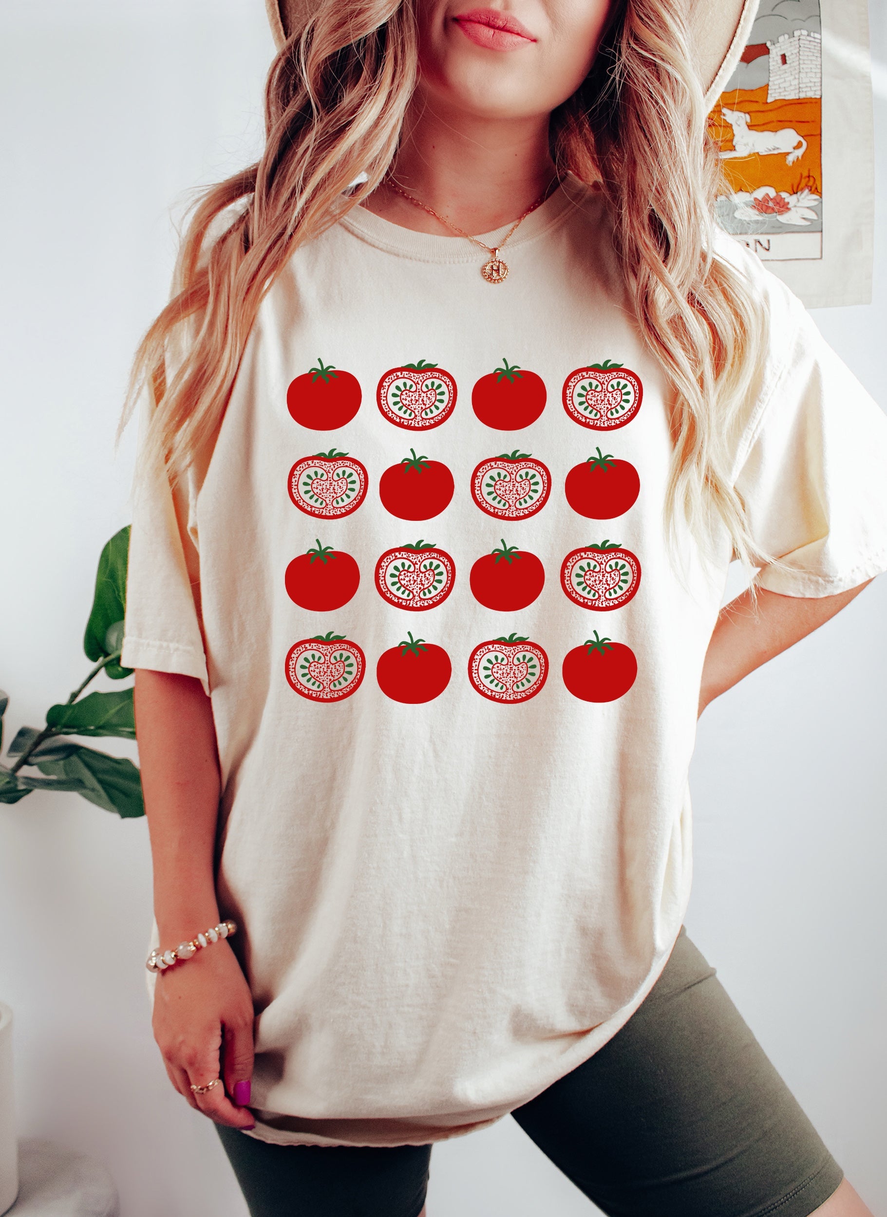 Tomato Vegetable Lover Vegan Comfort Colors Tee
