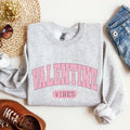 Valentine Vibes Collegiate College University Campus Romance Deluxe Edition Sweatshirt