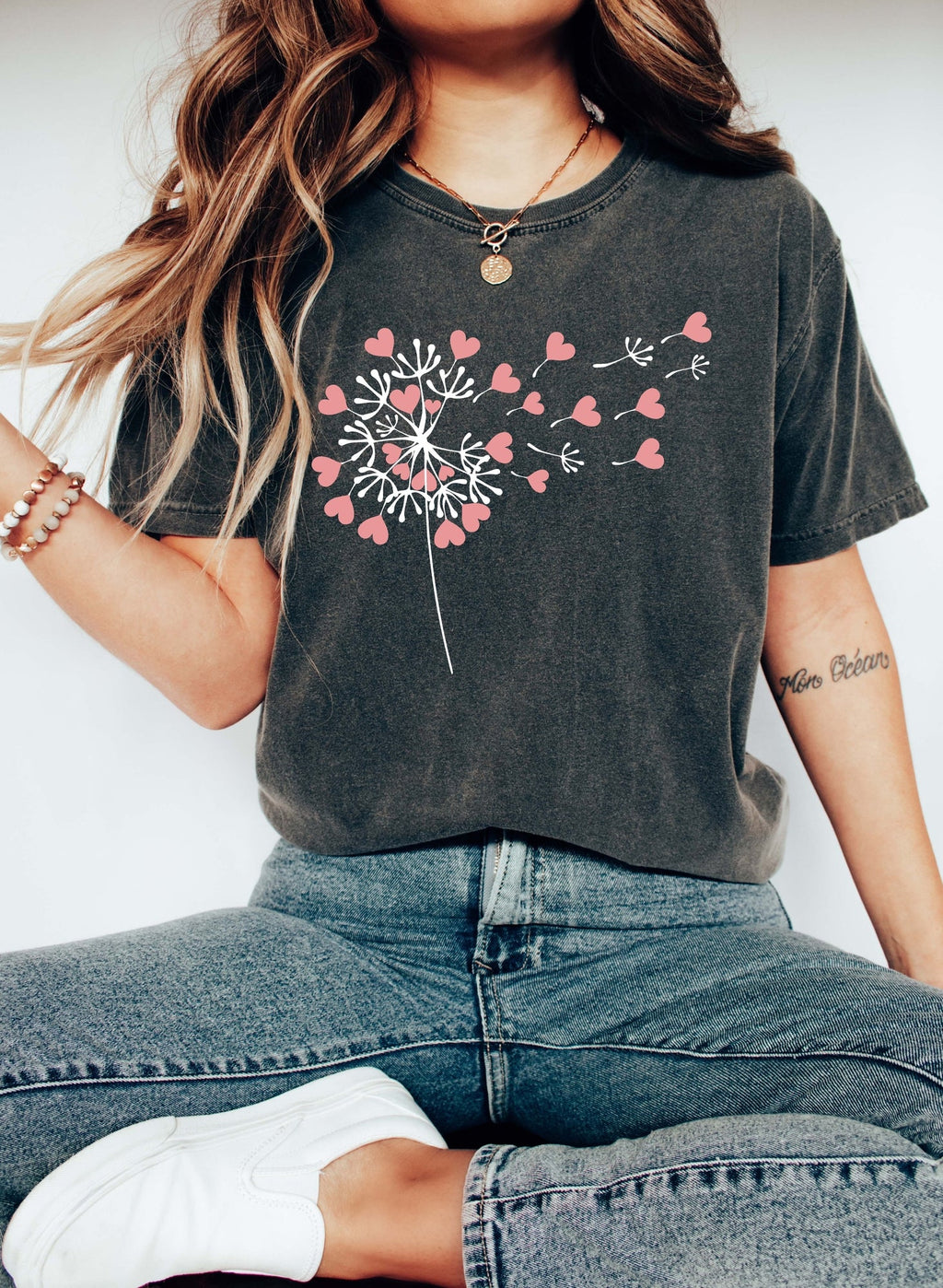 Dandelion Valentine's Day Comfort Colors Tee