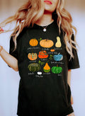 Pumpkins Varieties With Names Comfort Colors Tee