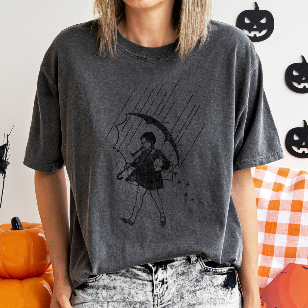 Wednesday Be Salty Retro Halloween Signature Edition Limited Edition Comfort Colors Tee