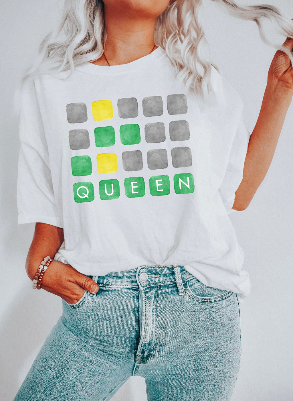 Queen Word Game Comfort Colors Tee