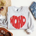 Retro XOXO Heart Vintage Valentines Day Nostalgic Love Edition Cozy Fleece Sweatshirt
