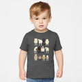 Sheep Lovers Farm Animal Illustration Breeds Featuring Playful Lamb Portraits For Kids Youth Comfort Colors Tee