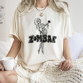 Zombae Retro Halloween Zombie Night Edition Deluxe Premium Heavyweight Comfort Colors Tee
